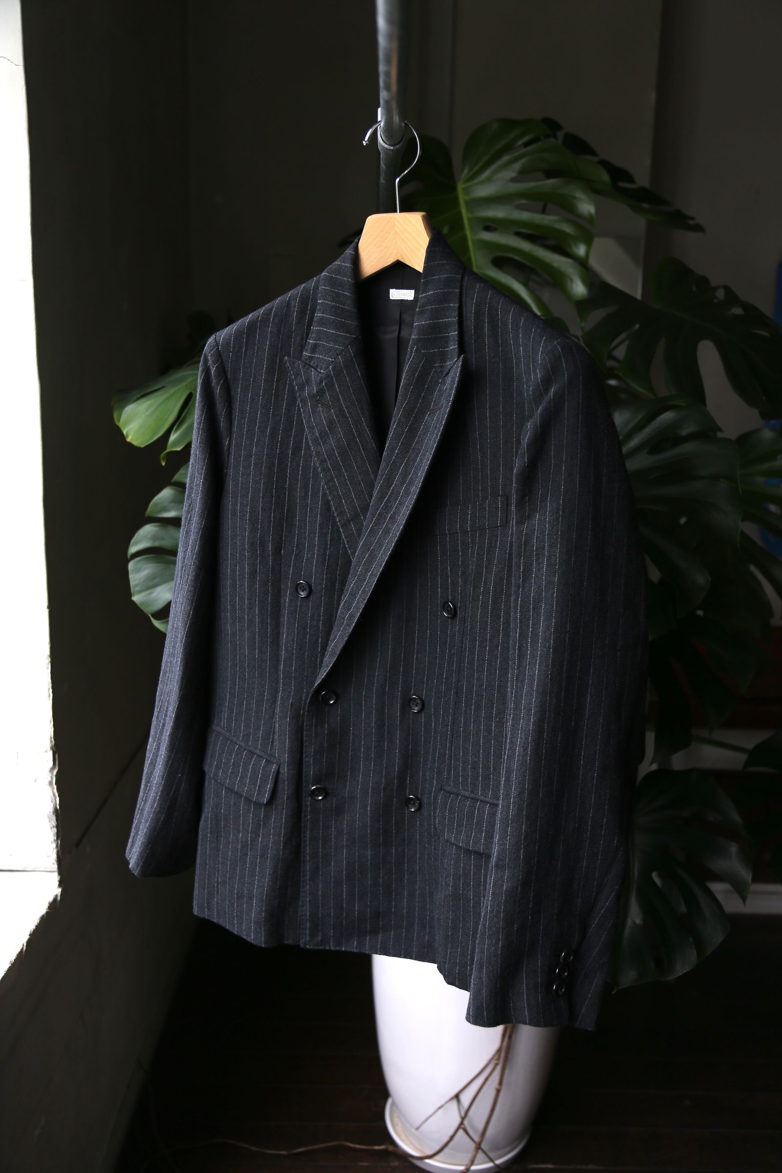 A.PRESSE - アプレッセ Double Breasted Jacket(21AAP-01-07M)CHARCOAL 