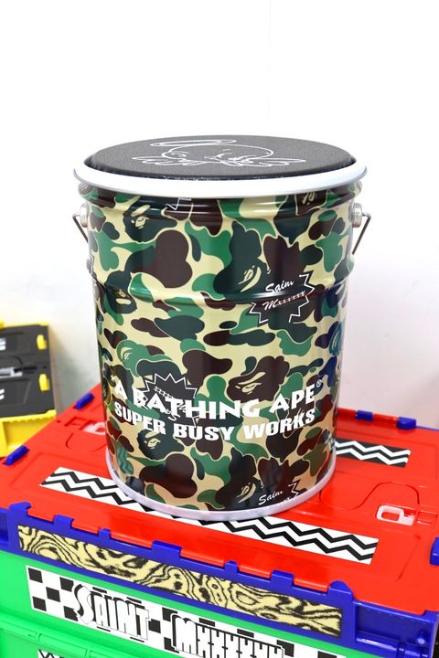 セントマイケル 26SS BAPE_CAN STOOL(SM-MK8-0000-C61)CAMO☆2月7日(土)10:00発売！