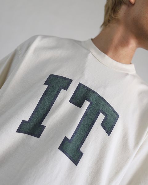 ブラームスルーツストック24SS blurhms IT-M 88/12 Print Tee WIDE(Ivory) style 2024.3.21