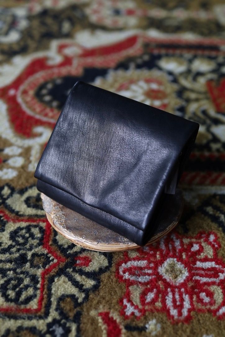 Yohji Yamamoto  ホースレザー三つ折り財布(HW-A05-760-1A26)BLACK☆7月8日(水)発売！