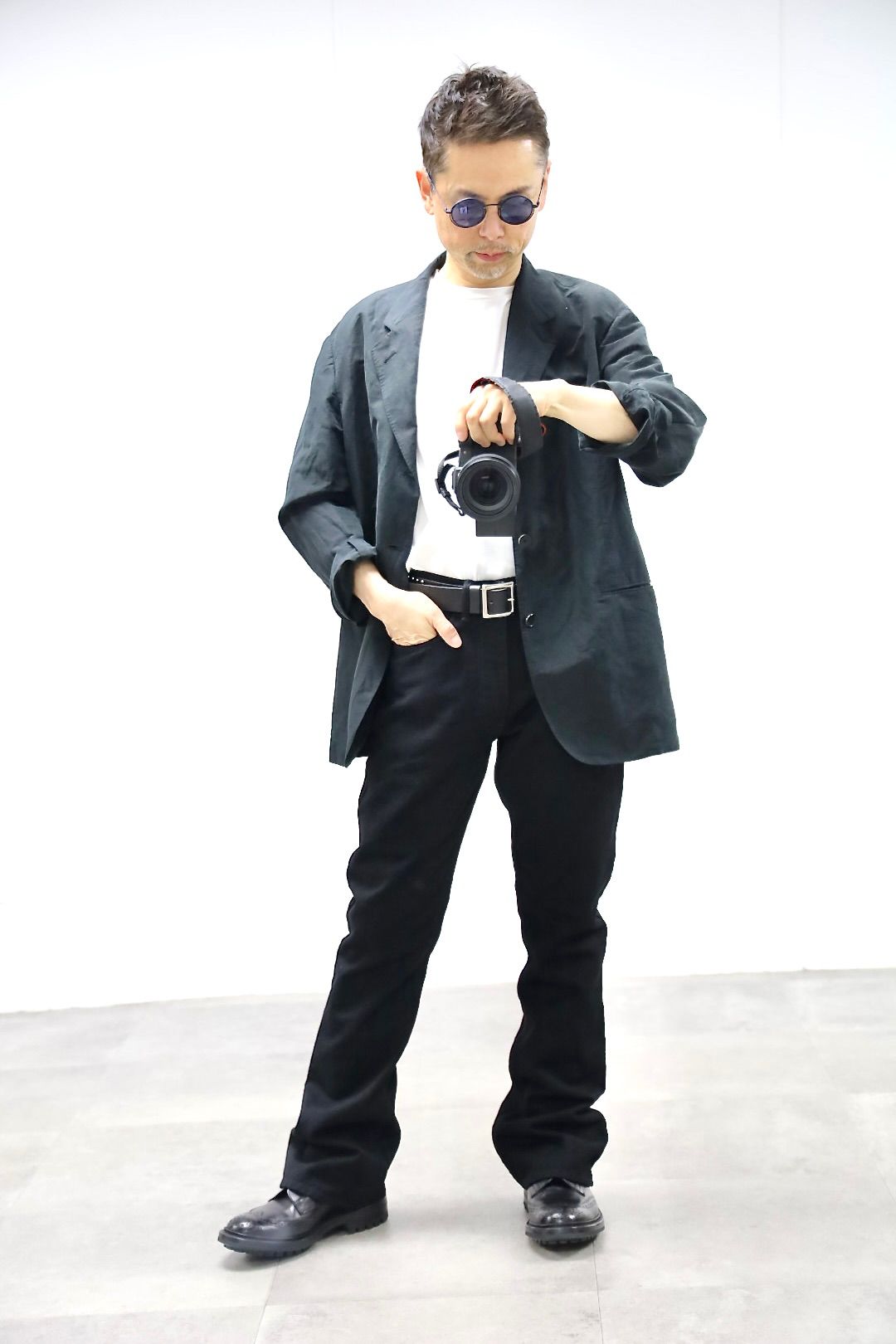 セントマイケル 26SS BLACK DENIM PANTS/FLARE (SM-MK8-0000-078)