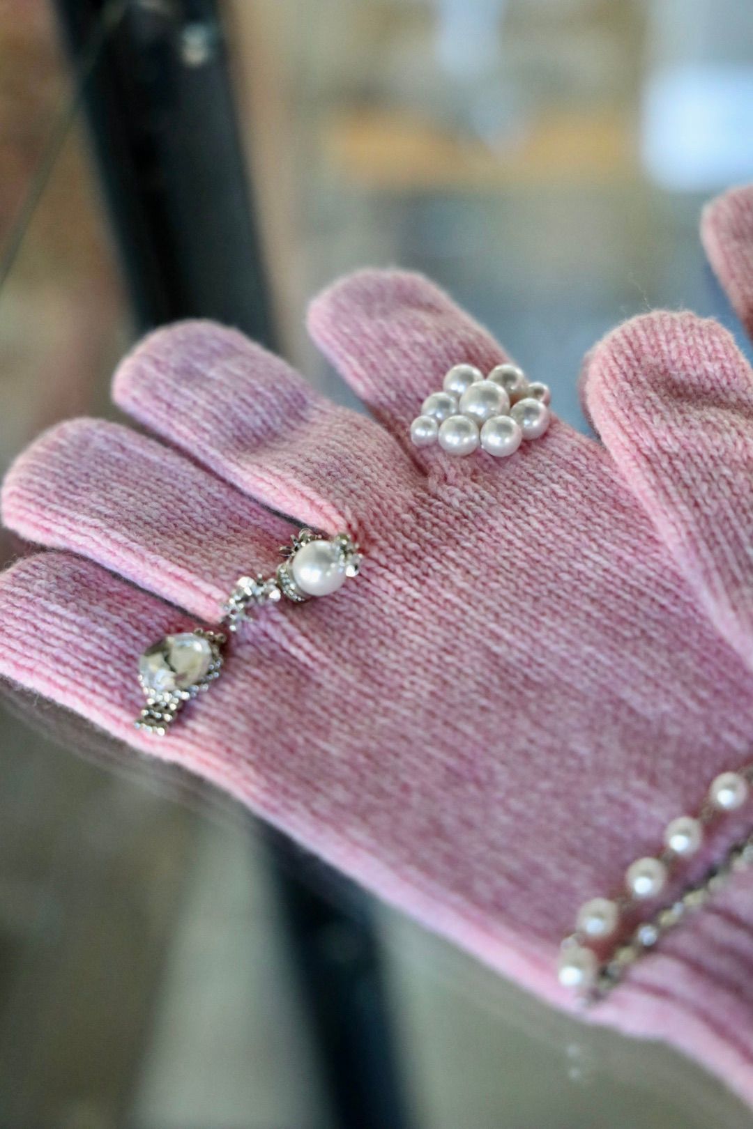 doublet ダブレット25AW KNIT GLOVES WITH RINGS (25AW88GV05) PINK★9月13日(土)発売！