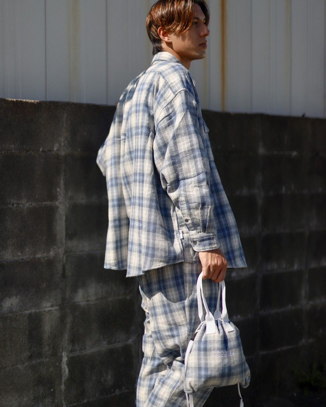 STRIPES FOR CREATIVE FW23 SFC OG CHECK SHIRT&PANTSスタイル