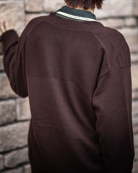 YOKE FINE GAUGE CARDIGAN STYLE.2025.09.22