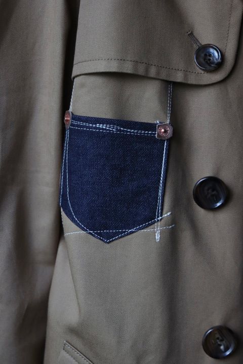JUNYA WATANABE MAN Levi'sコラボトレンチコート style.2022.8.5