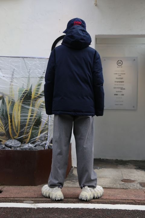 COMME des GARCONS 綿ナイロンウェザー×綿コーデュロイブルゾン style 2020.12.13.