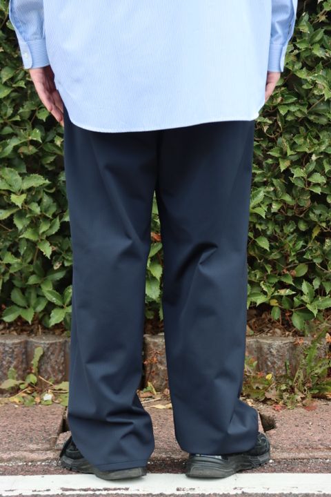 Thomas Mason for Graphpaper L/S Oversized Regular Collar Shirt style.2022.11.26