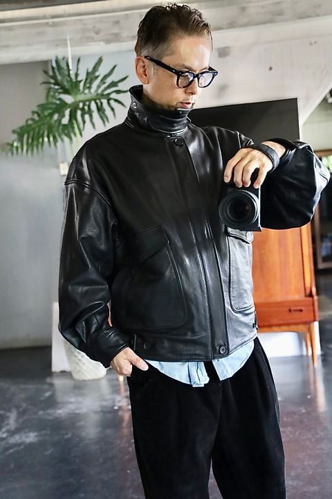 YOKE LEATHER FLIGHT JACKETスタイル2025.9.6.