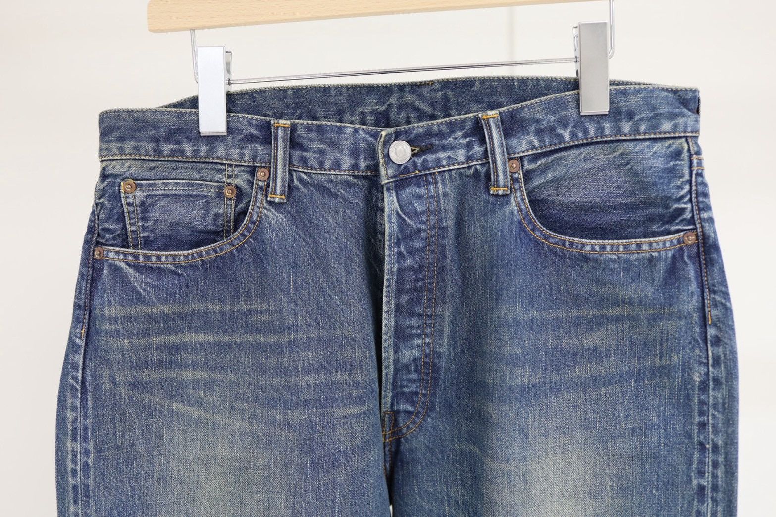 アプレッセ 2026 STYLE1 Washed Denim Wide Pants(AP-4002)INDIGO☆2月21日(土)発売！