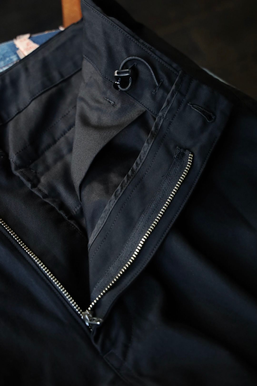 グラフペーパー 25AW Cotton Cupro Back Satin Military Pants(GM253-40345)BLACK☆9月6日(土)発売！