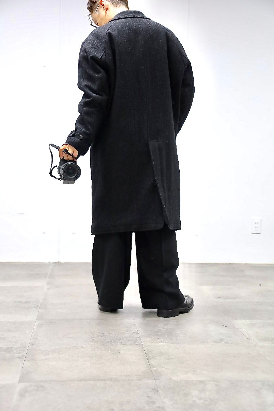 COMME des GARCONS HOMME ストライプダッフルコートスタイル2025.10.3.
