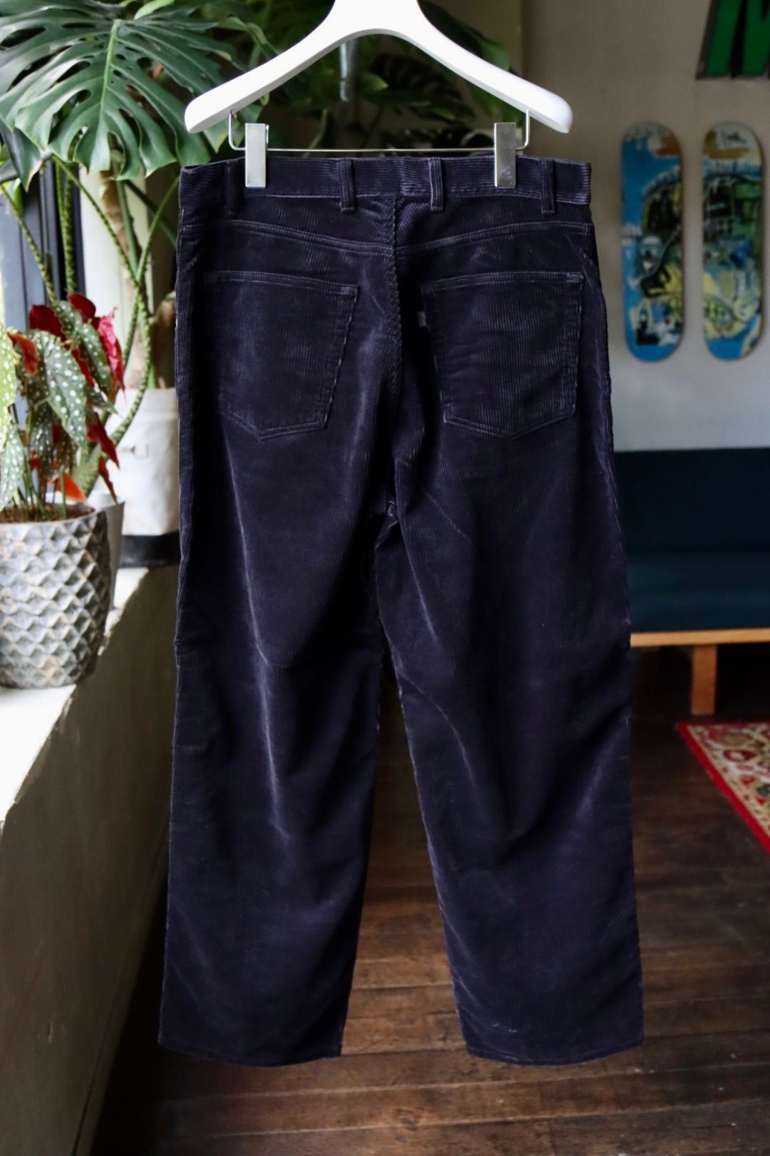 セダンオールパーパス23FW OVAL LOGO CORDUROY PANT(SD23F-PT06)NAVY