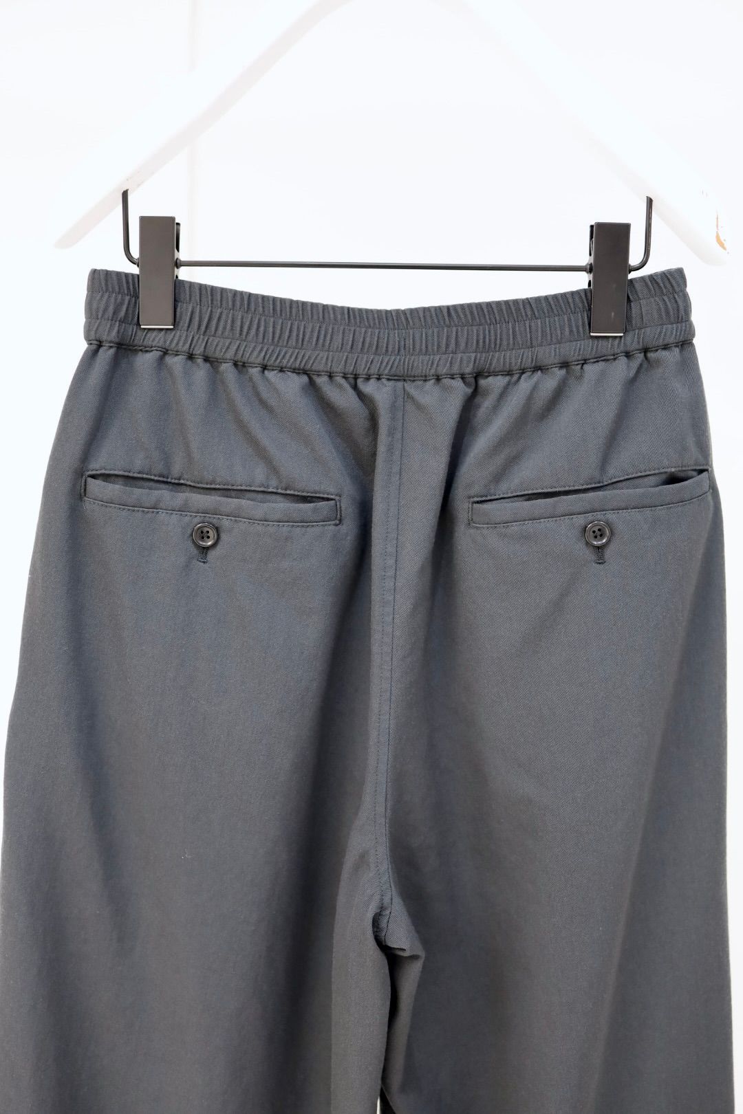 グラフペーパー 26SS Fulled Wool Twill Wide Easy Pants(GM261-40342)CHARCOAL☆2月7日(土)発売！