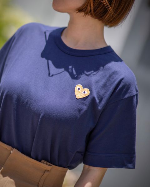 PLAY COMME des GARCONS  ワンポイントTシャツ style.2024.06.08