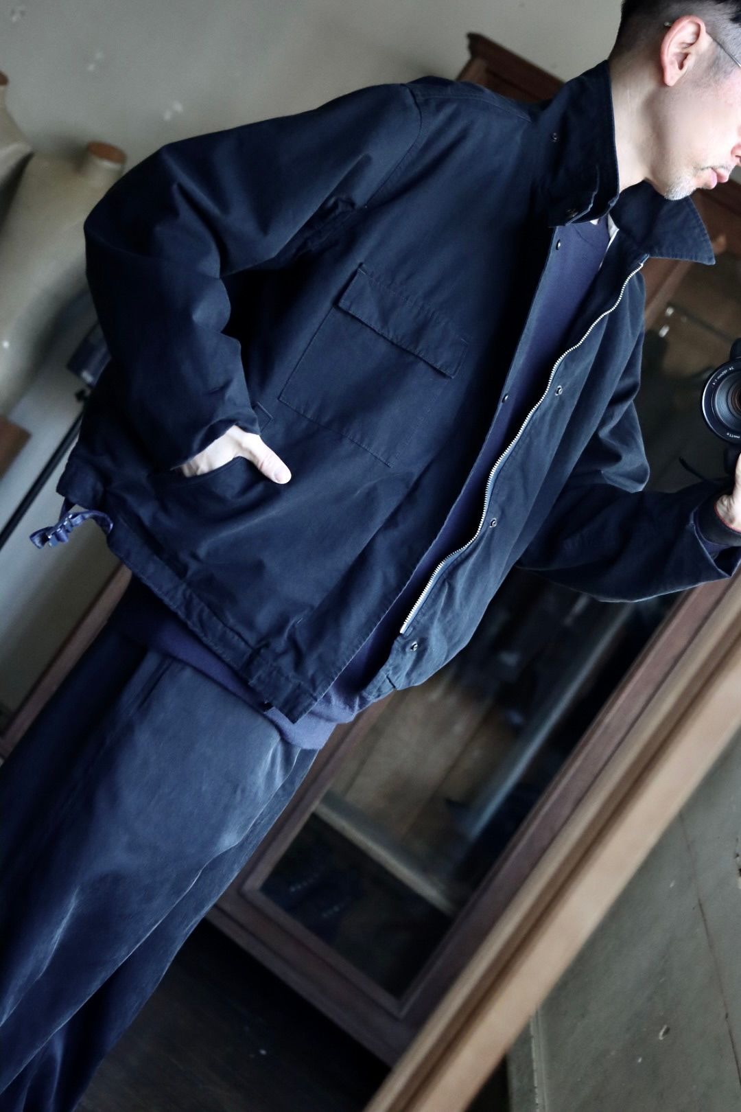 アプレッセ24SS ジャケットUSCG Vintage Deck Jacket(24SAP-01-12H)NAVY☆2月10日(土)発売！ - 1(S)