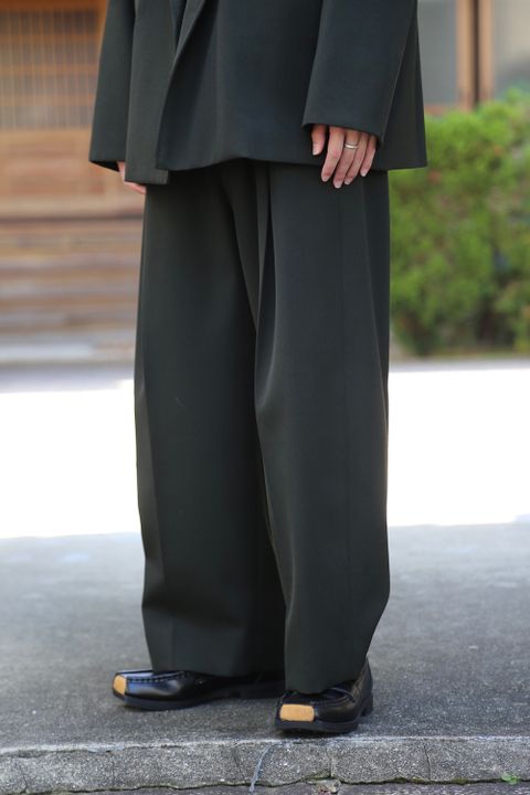 blurhms Wool Surge Cardigan Jacket,WOOL SURGE SUPER WIDE EASY SLACKS style. 2021.07.20.