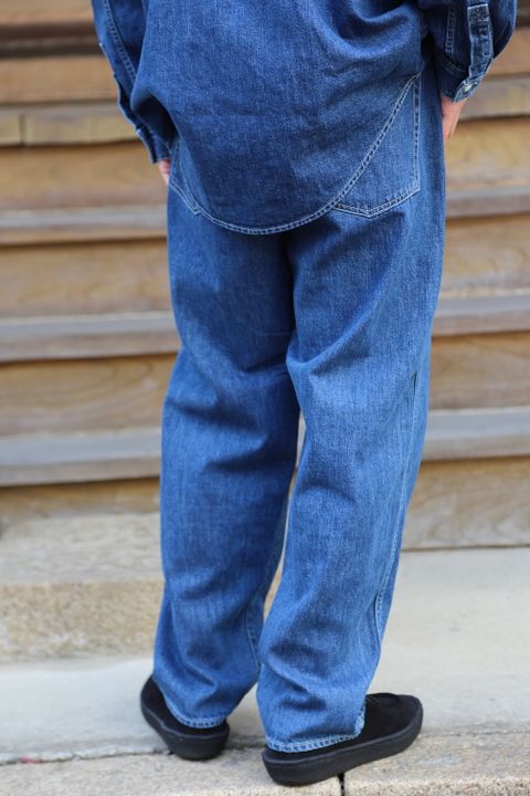 Graphpaper Denime Regular Collar Shirt & Denime Five Pocket Pants"FADE"Style.20201.12.14.