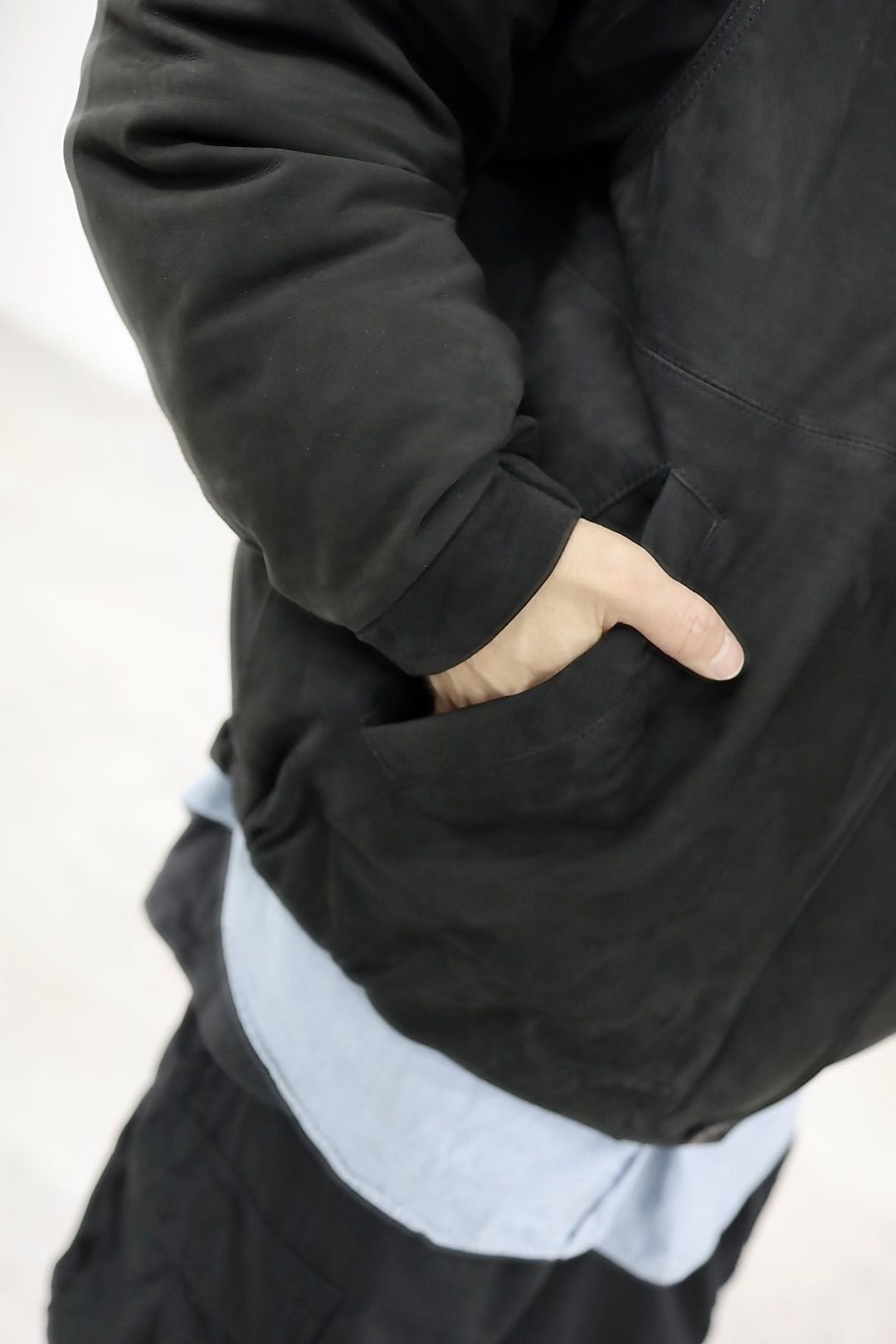 アプレッセ 2025 STYLE2 Nubuck Leather Down Jacket(25AAP-01-01)BLACK☆11月8日(土)発売！