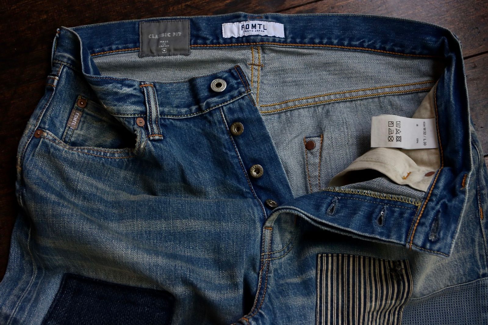 ファンダメンタル デニムCLASSIC STRAIGHT DENIM CS109(FA24MG109)INDIGO
