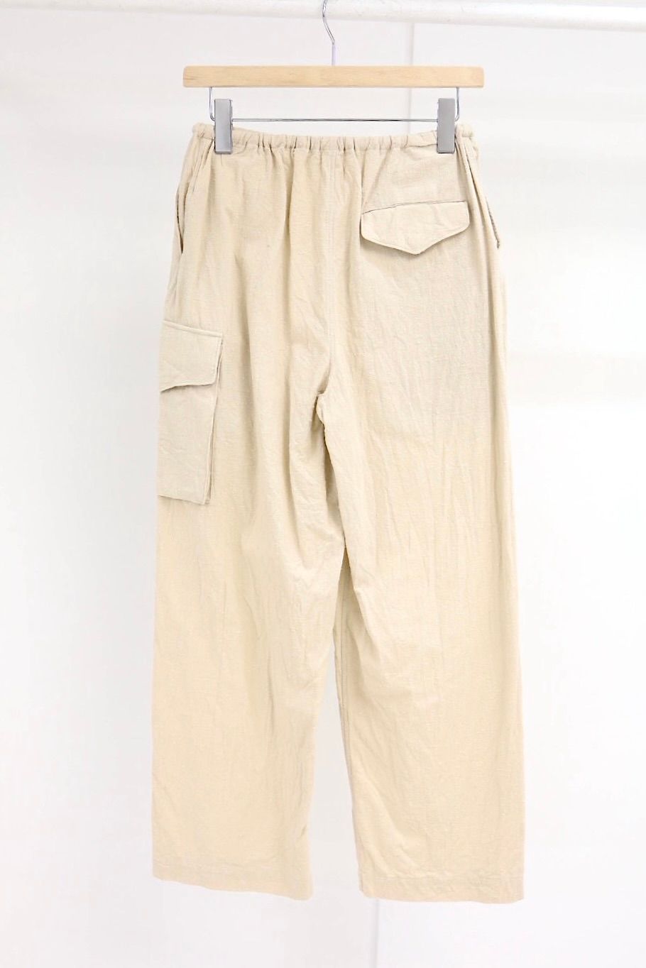 blurhms Women's 26SS Silk/Cotton Nep Side Seamless 4P Pants(BHS26S020)Ecru☆2月13日(金)新作発売！