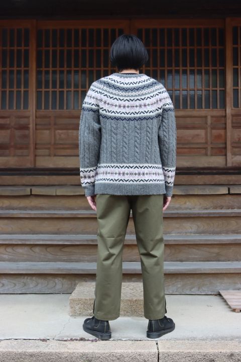COMME des GARCONS HOMME ノルディック柄ニット(HH-N002) style.2021.11.6