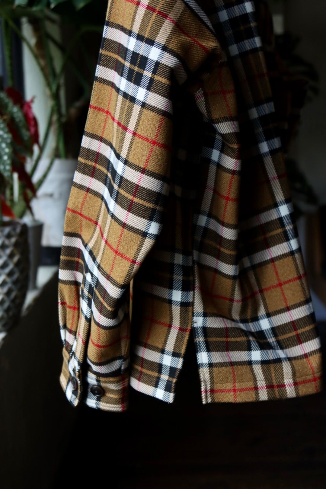 セダンオールパーパスFW23 Tech Tweed CPO Shirt (SD23F-SH04)Yellow Orcher Plaid☆9月23日(土)発売！