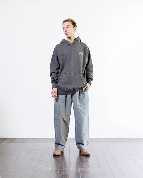 LASTMAN PRINTED CREW NECK "WANTED" スタイル