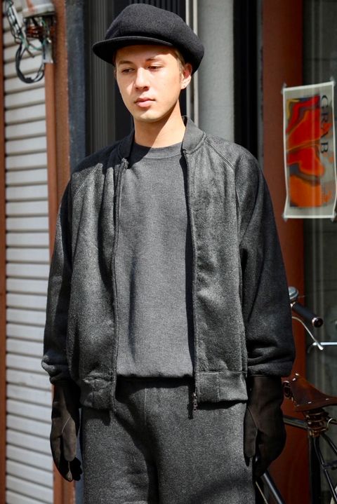 blurhms Pe/Silk Fleece Bomber Jacket 新作発売！