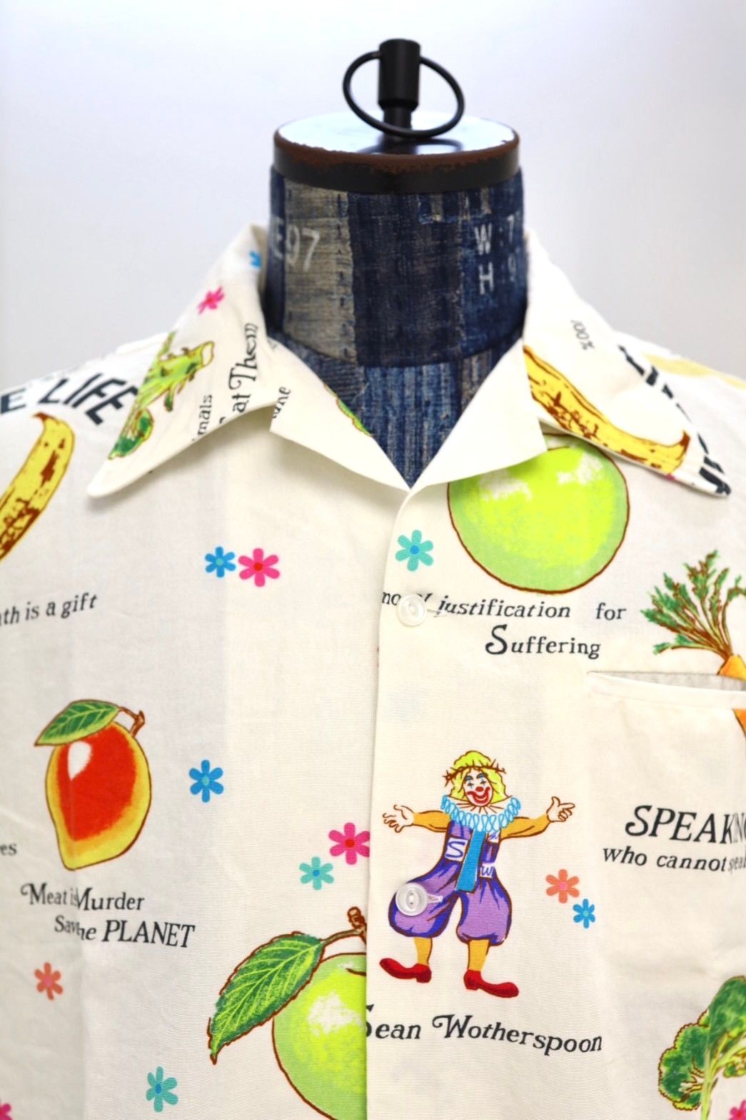 セントマイケル 26SS SW_OPEN COLLAR SHIRT(SM-MK8-0000-C10)WHITE