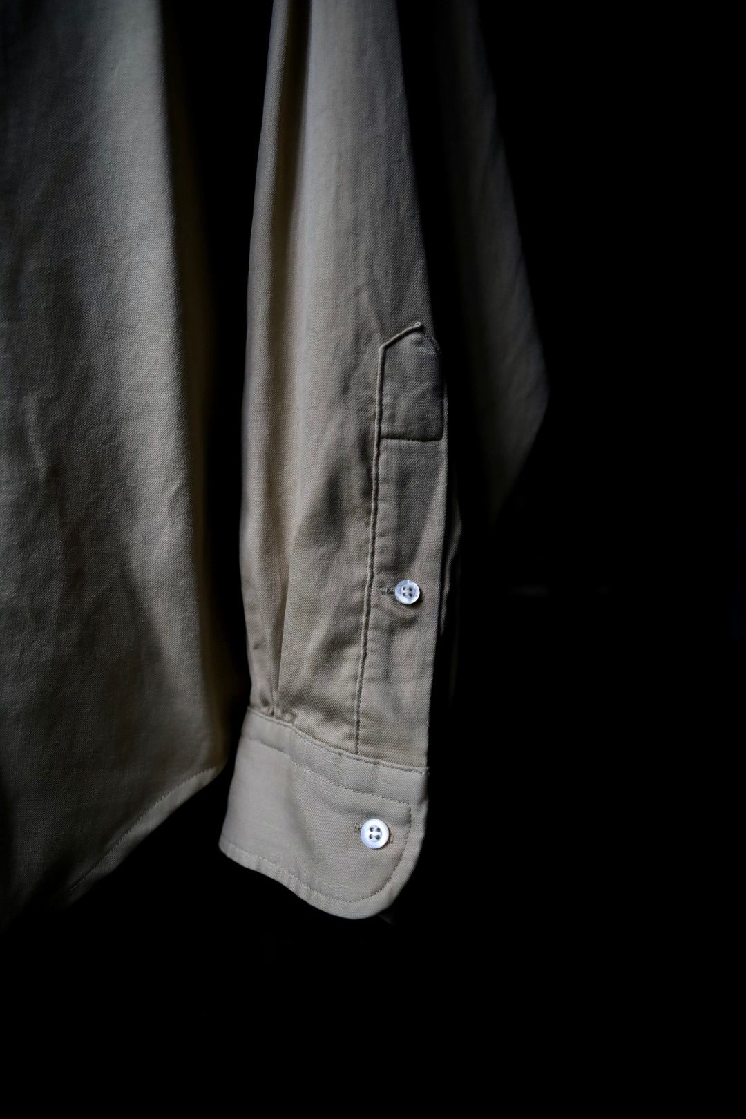 Double Weave Twill Regular Collar Shirt(24AAP-02-07H)BEIGE☆7月13日(土)発売！