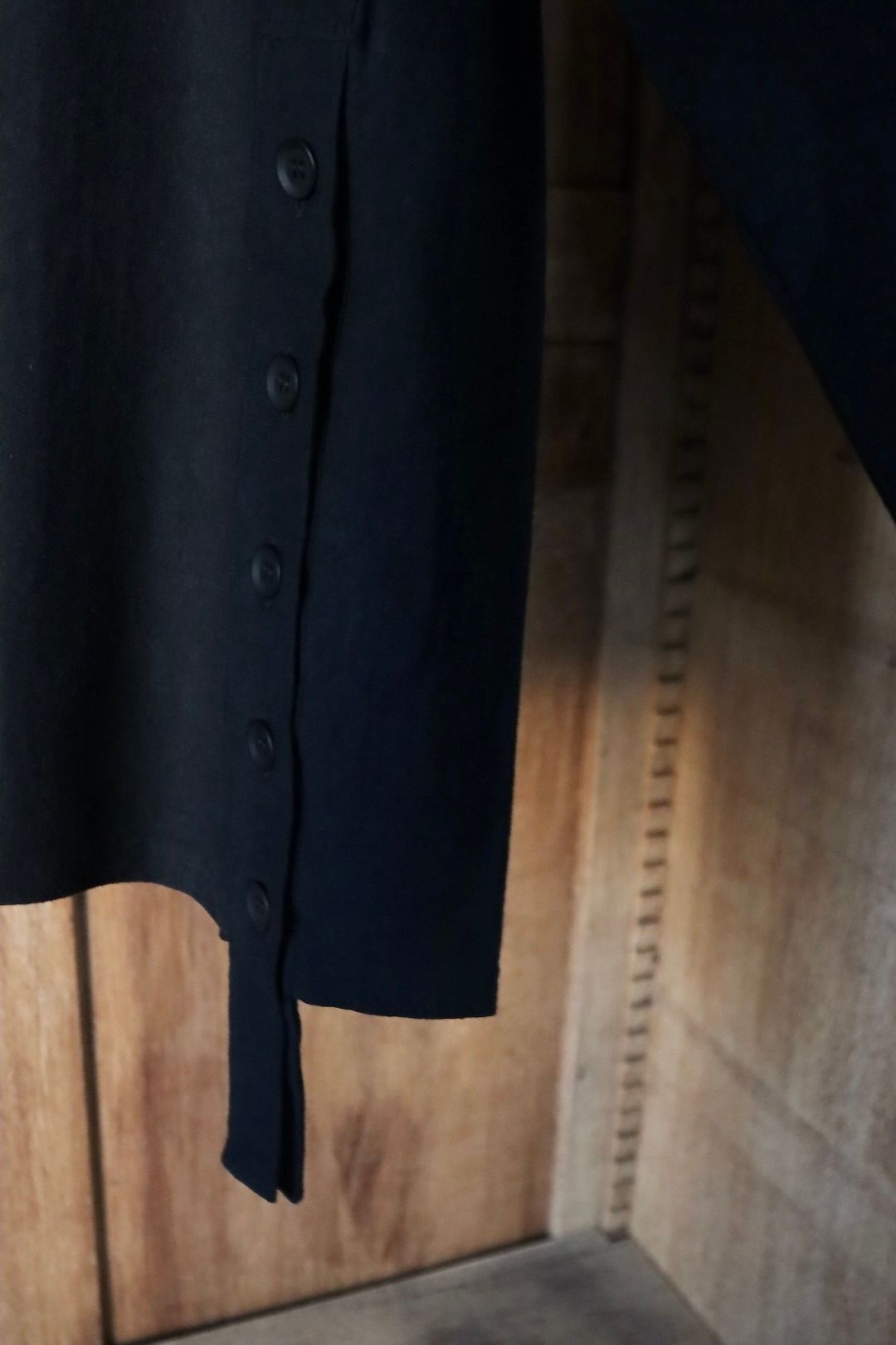 ヨウジヤマモト24SS 19/-COTTON SLUB SINGLE JERSEY REVERSED SEAM LONG SLEEVE T(HS-T14-074-1)BLACK☆1月13日(土)発売！