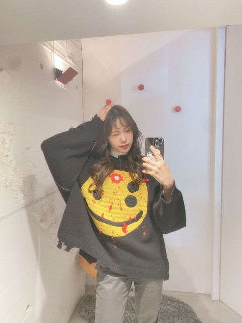 セントマイケル 新作SMILE CP_CREW KNIT style.2024.11.7