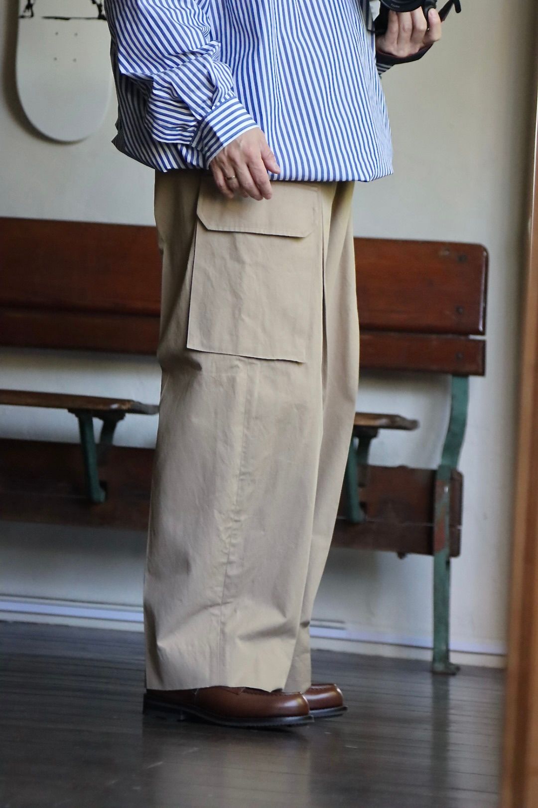 FreshService CORPORATE STRIPE ANORAK SHIRTスタイル.11.1.