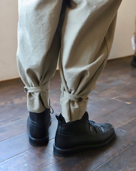 A.PRESSE Rigid Chambray Shirt style.2023.2.10