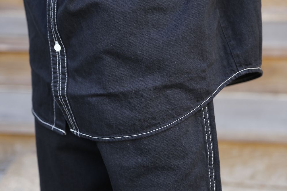 Graphpaper Denime Regular Collar Shirt& Denime Five Pocket Pants 