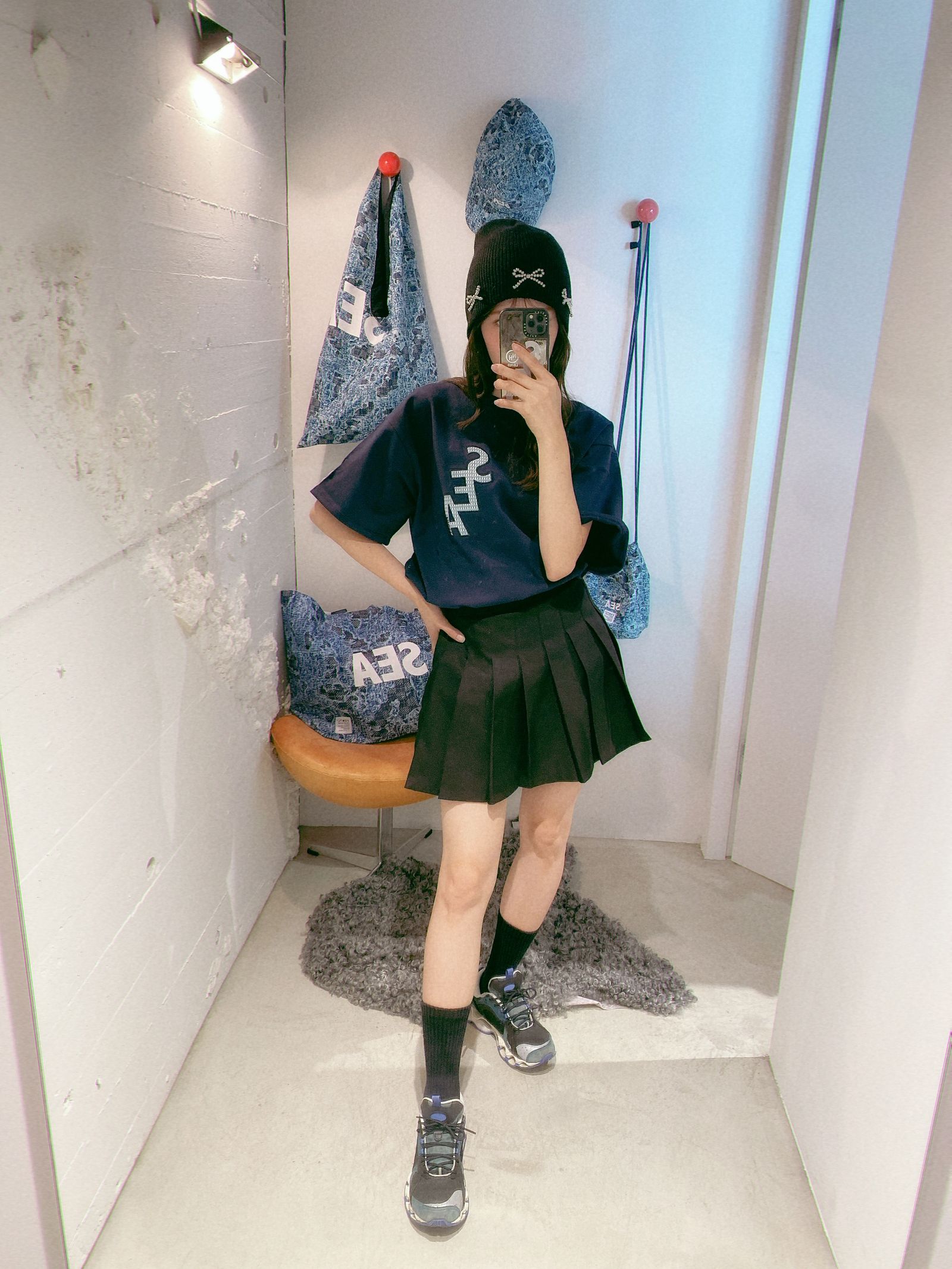 ファンダメンタル Tシャツ FDMTL×WIND AND SEA"PATCH TEE"NAVY☆10月5日(土)発売！