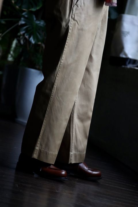 A.PRESSE アプレッセ22FW Vintage US ARMY Chino Trousersスタイル