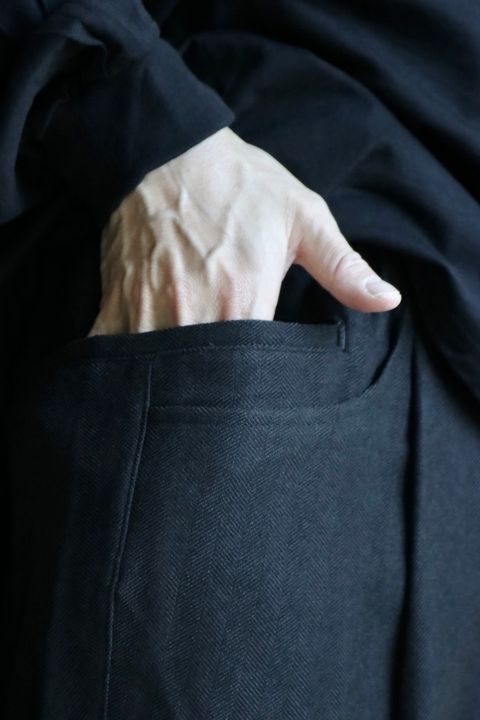 S.F.C 23FW TAILORED SHIRT JACKET"BLACK"スタイル