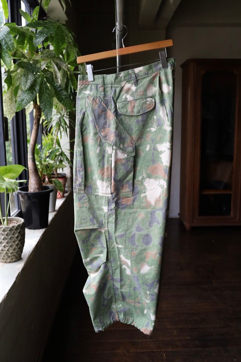 Gurank グランク Poplin camouflage cargo pants(2552)BROWN★新作発売！