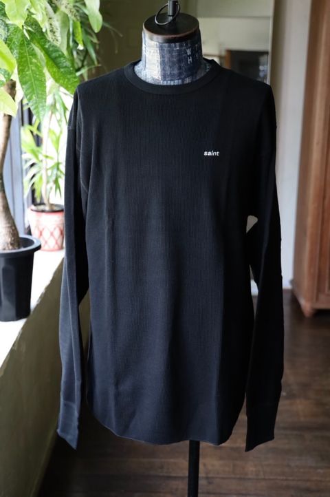 セントマイケル Tシャツ THARMAL LS TEE(SM-MK8-0000-032)BLACK★2月7日(土)発売！
