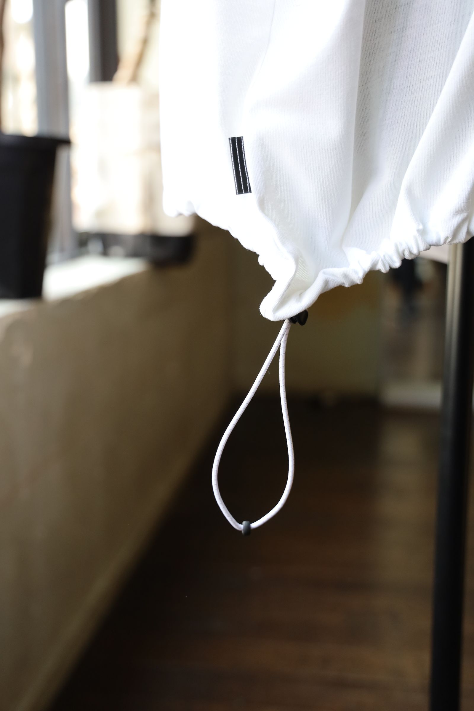 S.F.C 25SS エスエフシー SUPER BIG TEE W DRAWSTRINGS(SFCSS25CS15)White