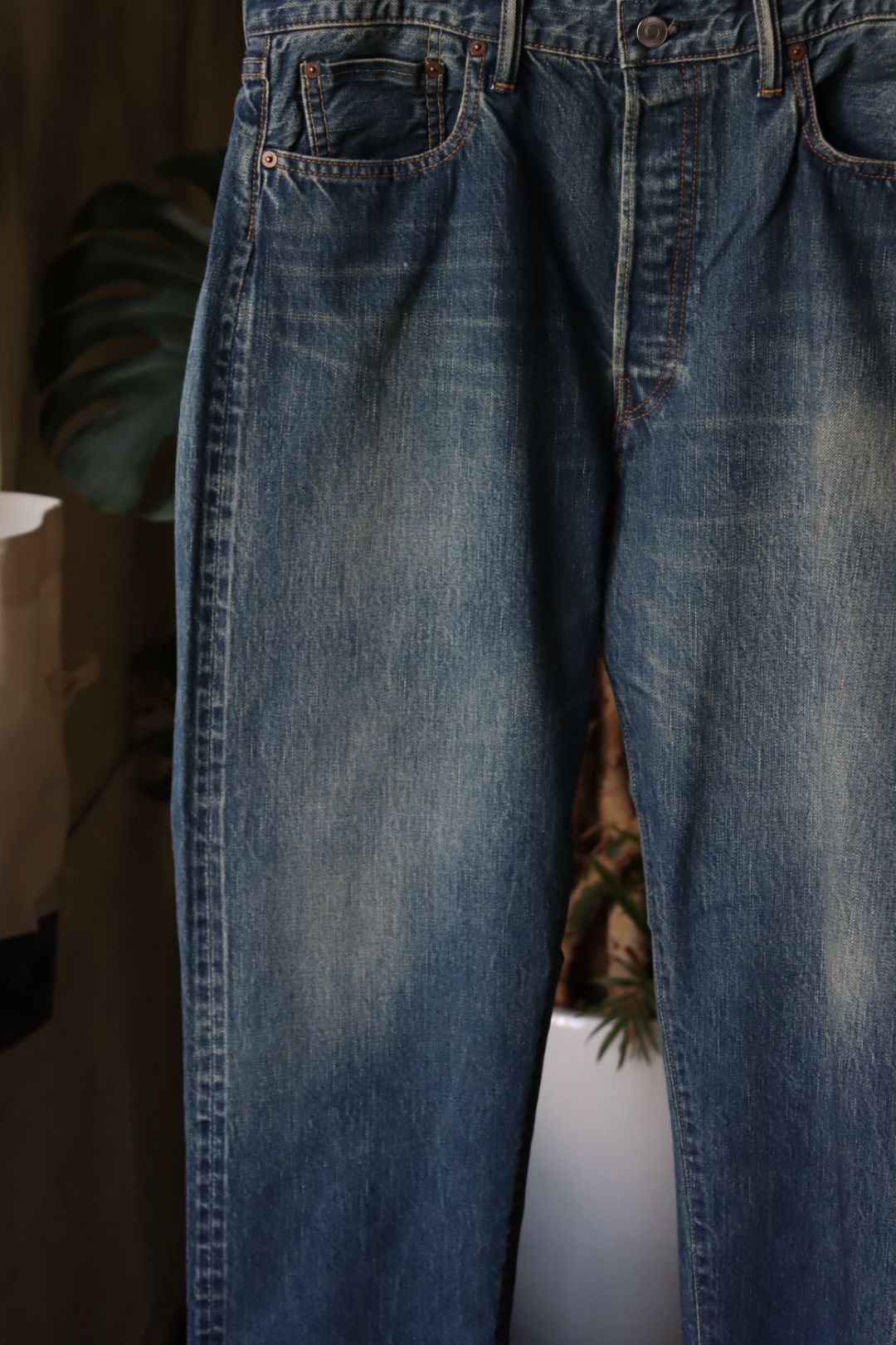アプレッセ22FWデニム Washed Denim Wide Pants(22AAP-04-05H)INDIGO
