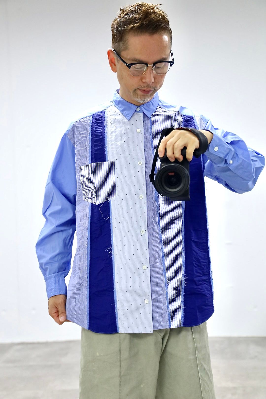 COMME des GARCONS HOMME - コムデギャルソンオム26FW 異素材MIXシャツ