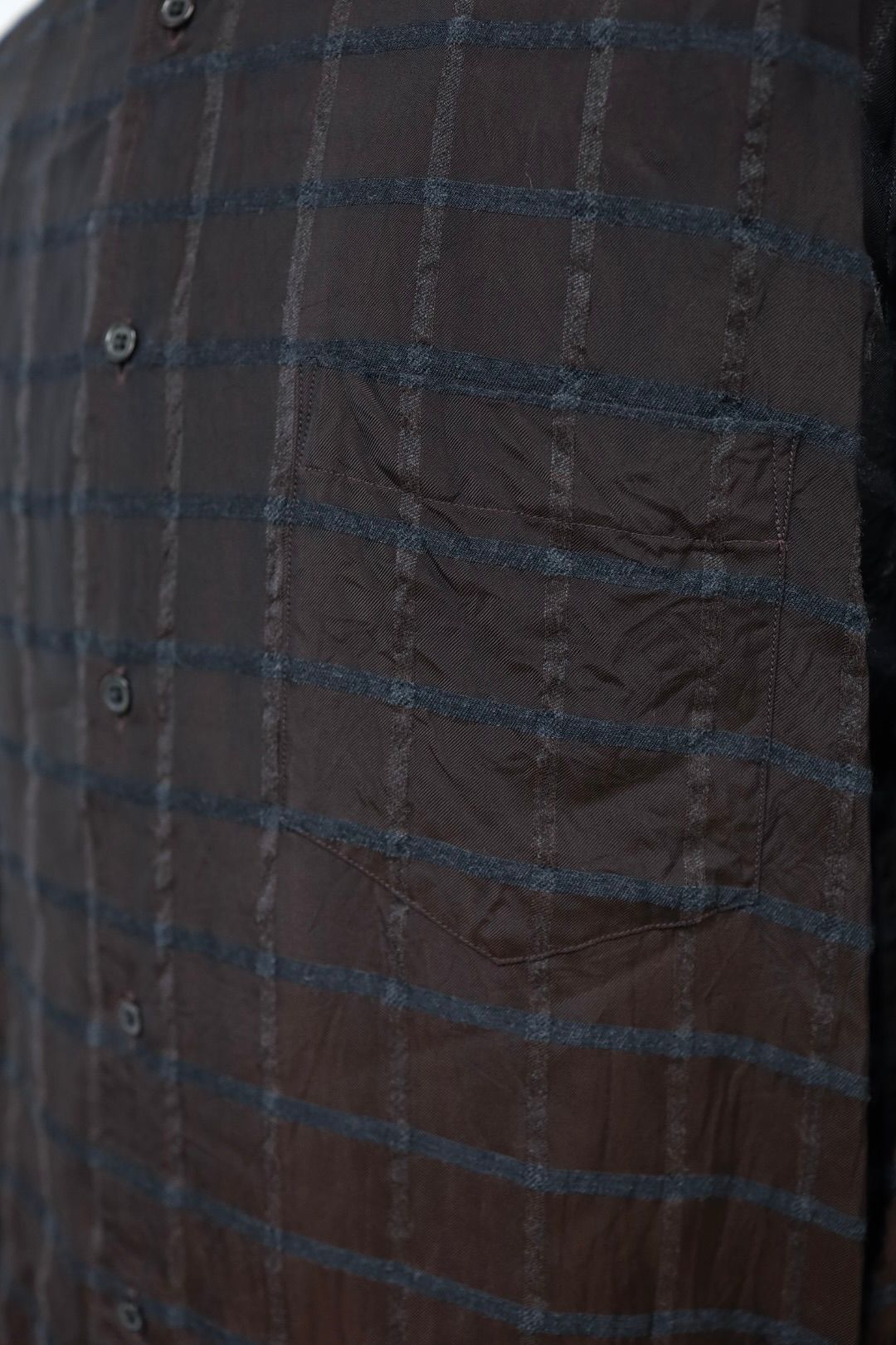 marka 26AW SEMI SPREAD COLLAR SHIRT(M26C02SH01C)BROWN CHECK☆新作発売！
