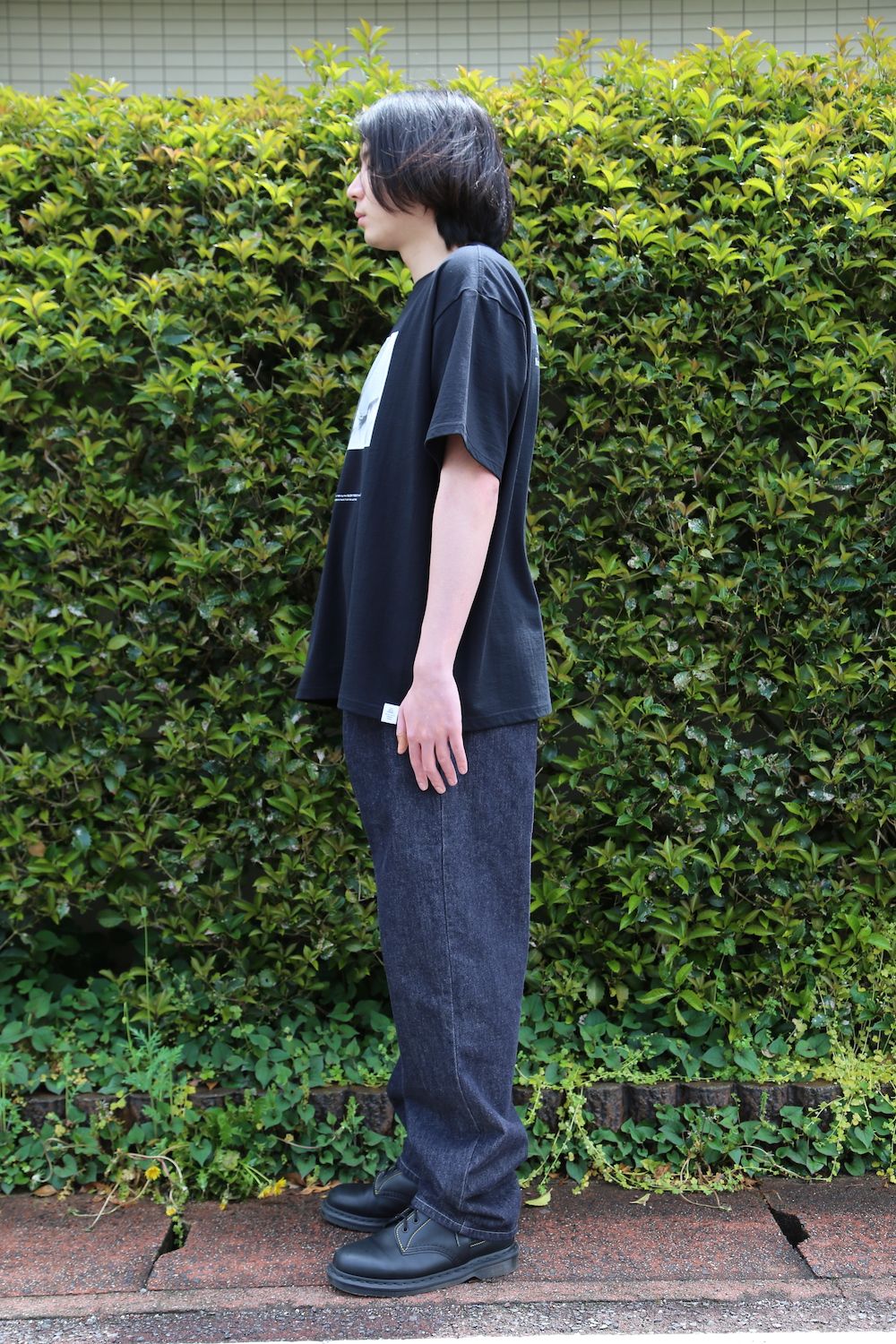 Graphpaper POET MEETS DUBWISE for Graphpaper Oversized Tee “WORDS AND SILENCE” style.2021.4.17.