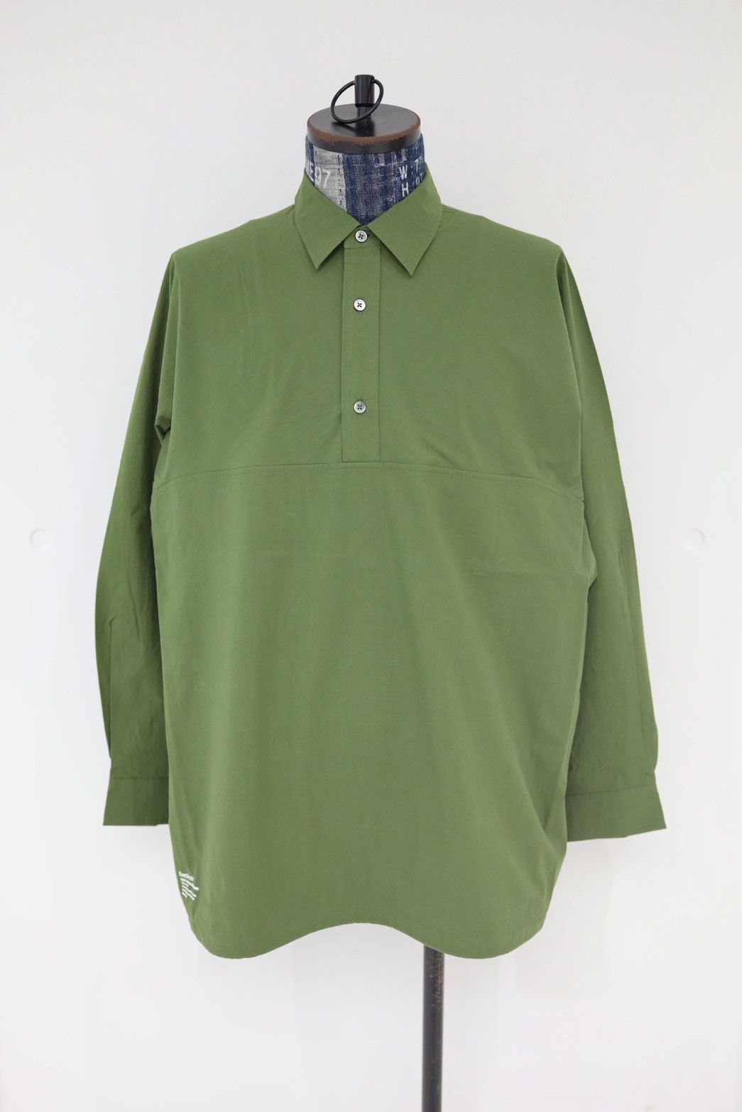 フレッシュサービス CRISP COTTON ANORAK L/S SHIRT(FSC261-50247)KHAKI☆3月14日(土)発売！