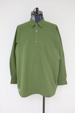 フレッシュサービス CRISP COTTON ANORAK L/S SHIRT(FSC261-50247)KHAKI☆3月14日(土)発売！