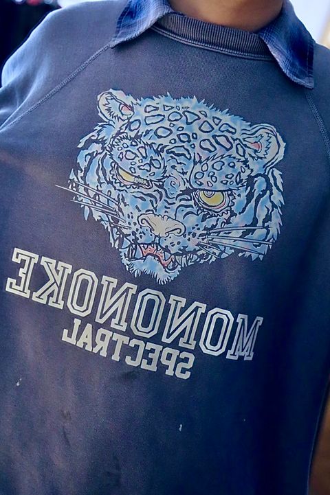 mononoke・made モノノケ・メイド CREW NECK SWEAT_虎スタイル