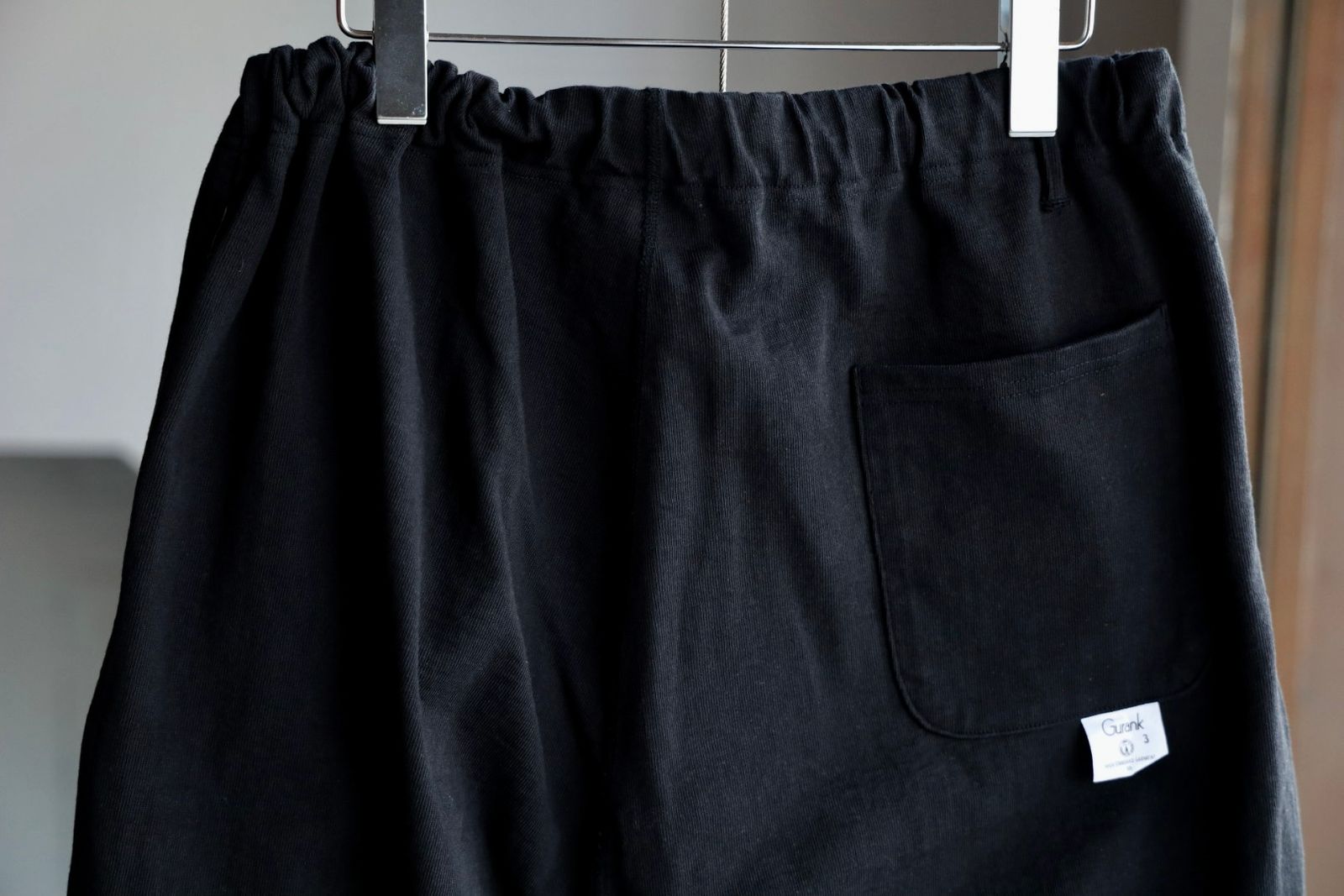 Gurank 25FW Loop wheel HT pants (2560S)BLACK☆新作発売！