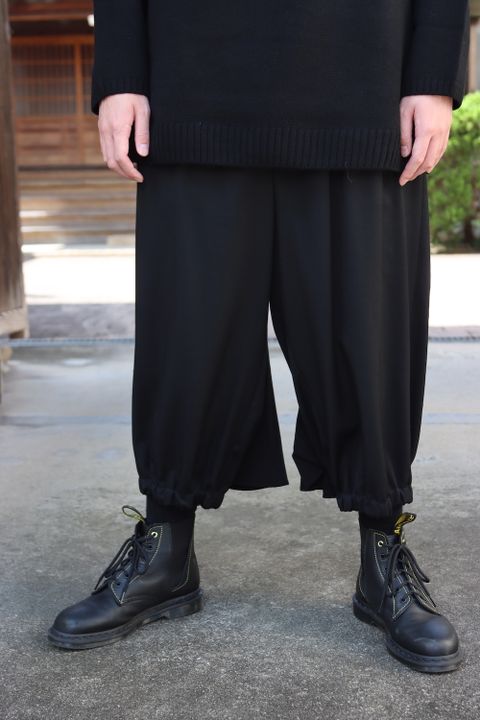 yohji yamamoto 花柄クルーネックニット(HX-K14-181) style.2021.8.29